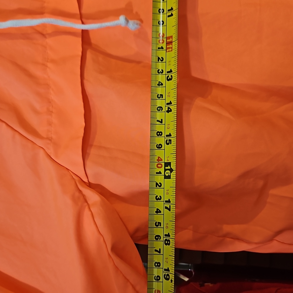 High Visibility running top, high vis runners coverup neon orange jogging, sport - Picture 9 of 11